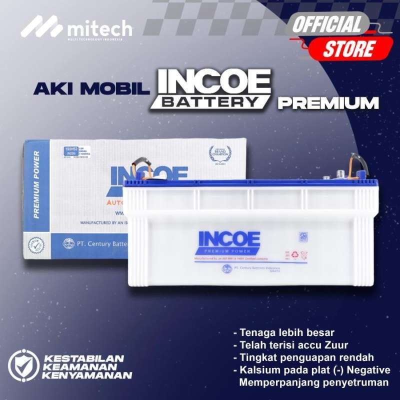 Jual Aki Incoe Premium Astra N200 Aki Basah 12V / 200Ah di Seller Multi