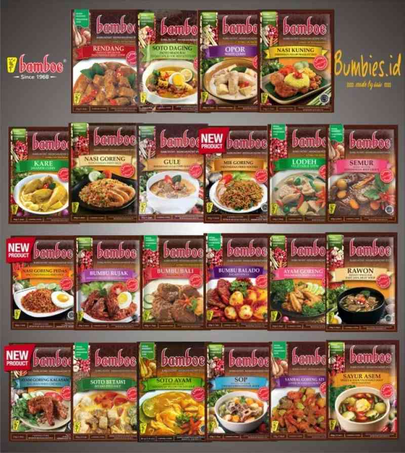 Jual Bumbu Bamboe All Variant Rasa | Bumbu Bamboe Asia | Bumbu Masak ...