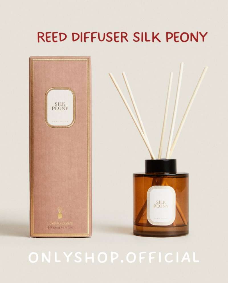 Promo REED DIFFUSER SILK PEONY ZARA HOME FRAGRANCE PENGHARUM RUANGAN