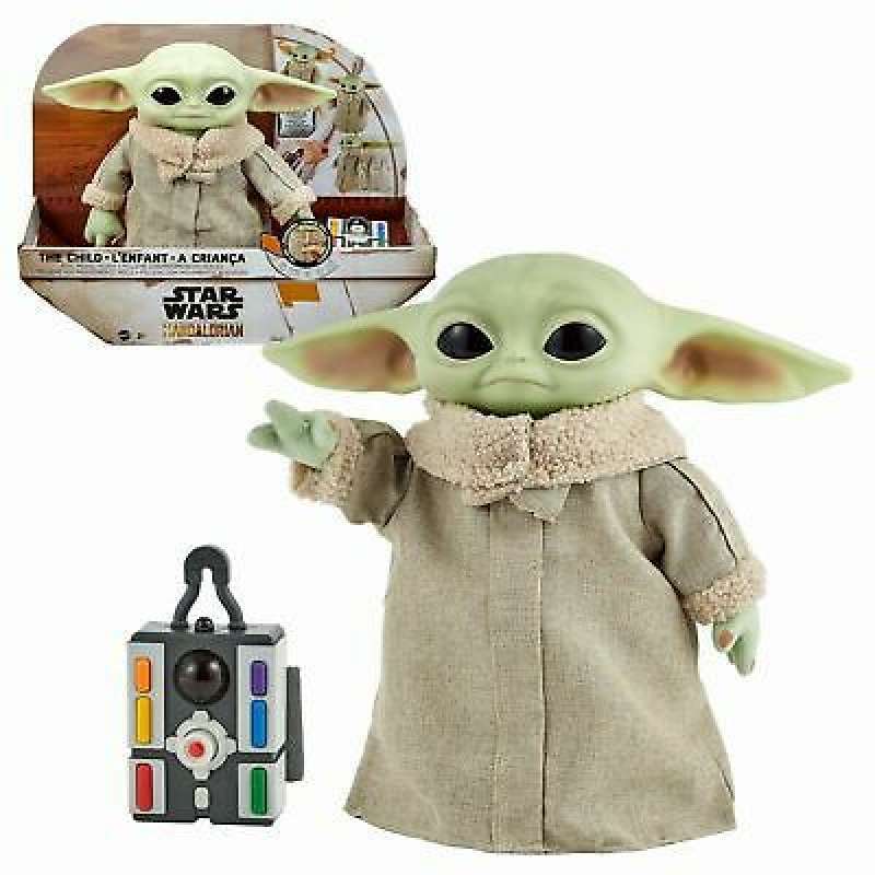 Promo Star Wars The Mandalorian Remote Control Rc Real Move Plush Baby