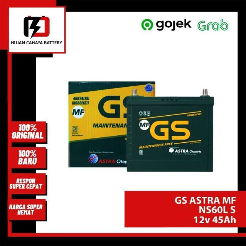 Promo Aki Mobil GS-A MF NS60LS / NS-60-L(S) / NS 60 L S - Aki VIOS NEW