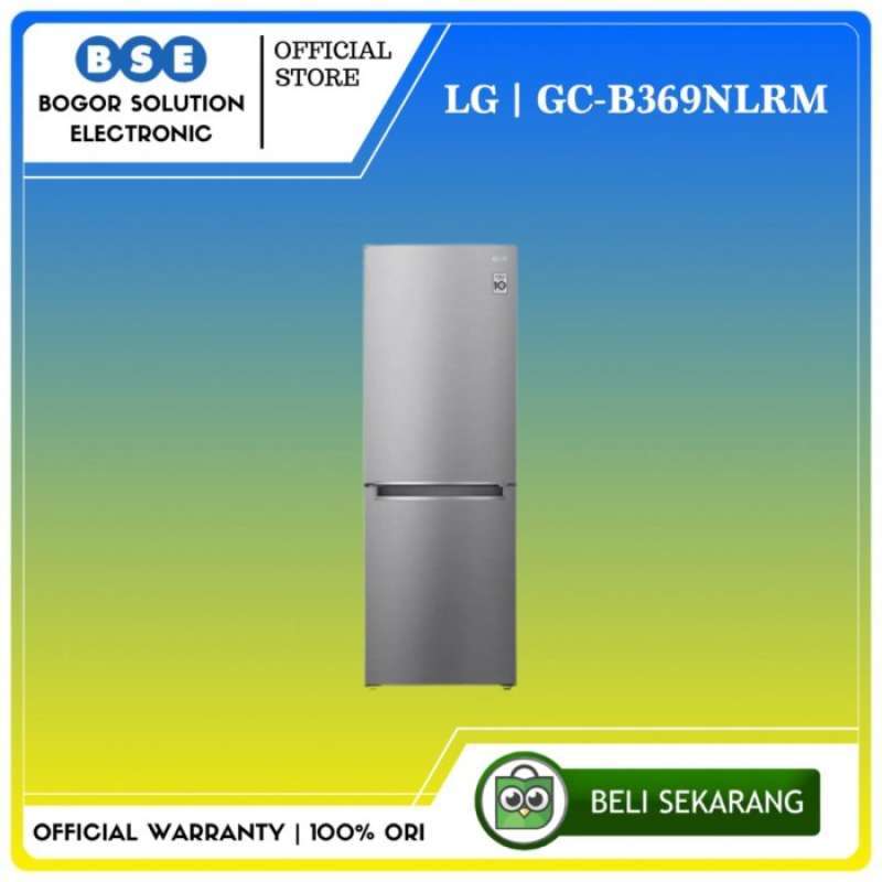 Jual Kulkas Bottom Freezer LG GC B369NLRM 335L Kulkas Freezer Bawah LG
