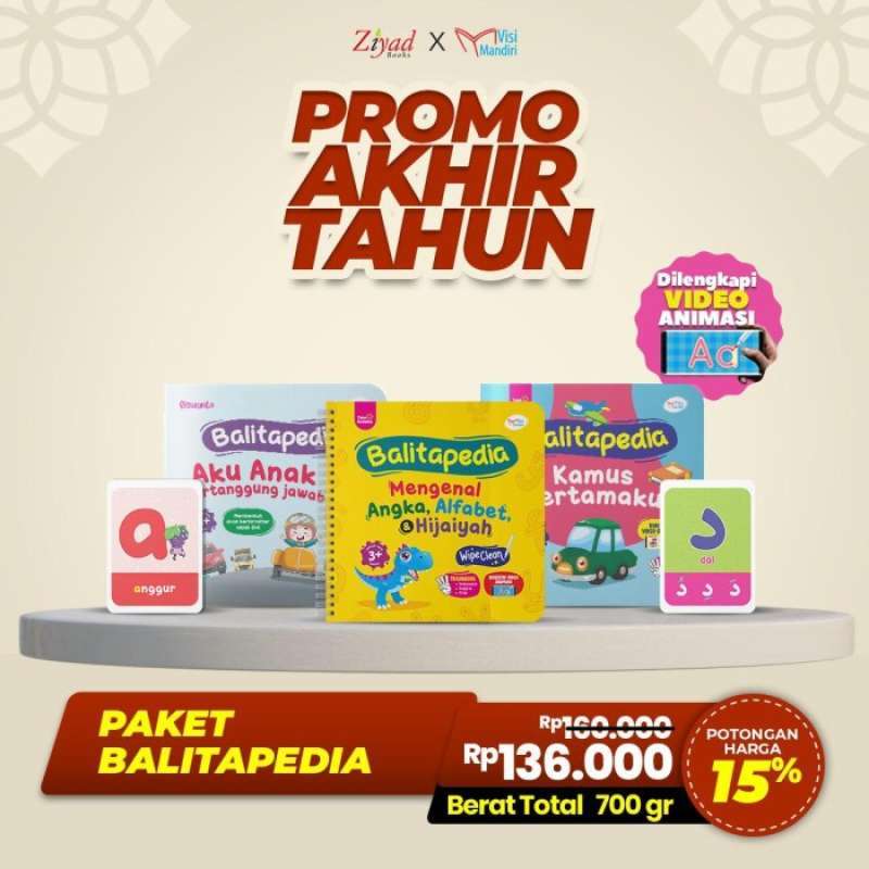 Promo Buku Edukasi Anak Paket Balitapedia Ziyad Diskon 26 di Seller