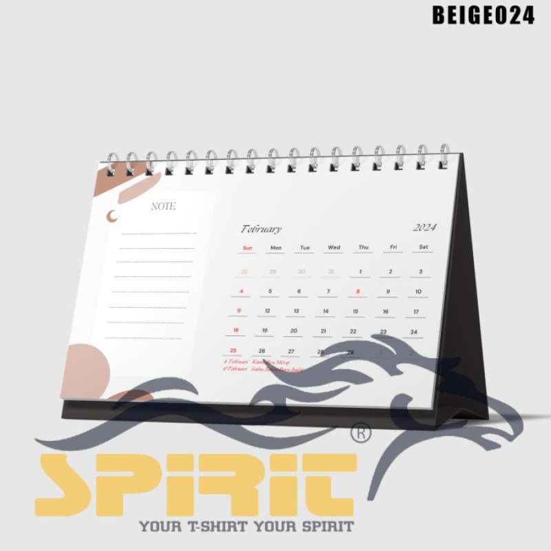 Jual Kalender Meja/kalender Duduk Tahun 2024/kalender 2023 Aesthetic ...
