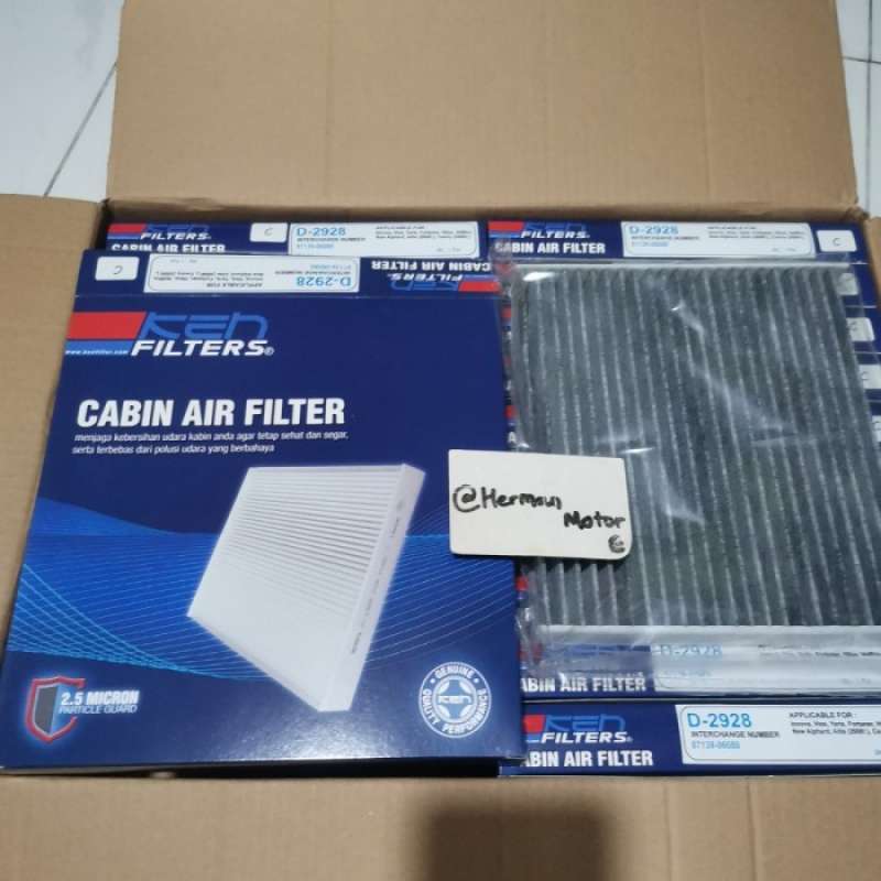Promo Ac Filter Ken CarbonC Toyota Vellfire, New Alphard, Hilux Diskon 33 di Seller Galleria
