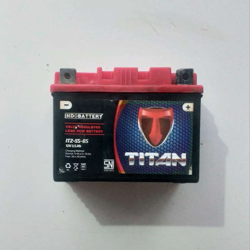 Jual OBRAL BEKAS AKI SEPEDA MOTOR GTZ5 12V 3,5 AH AMPERE TITAN