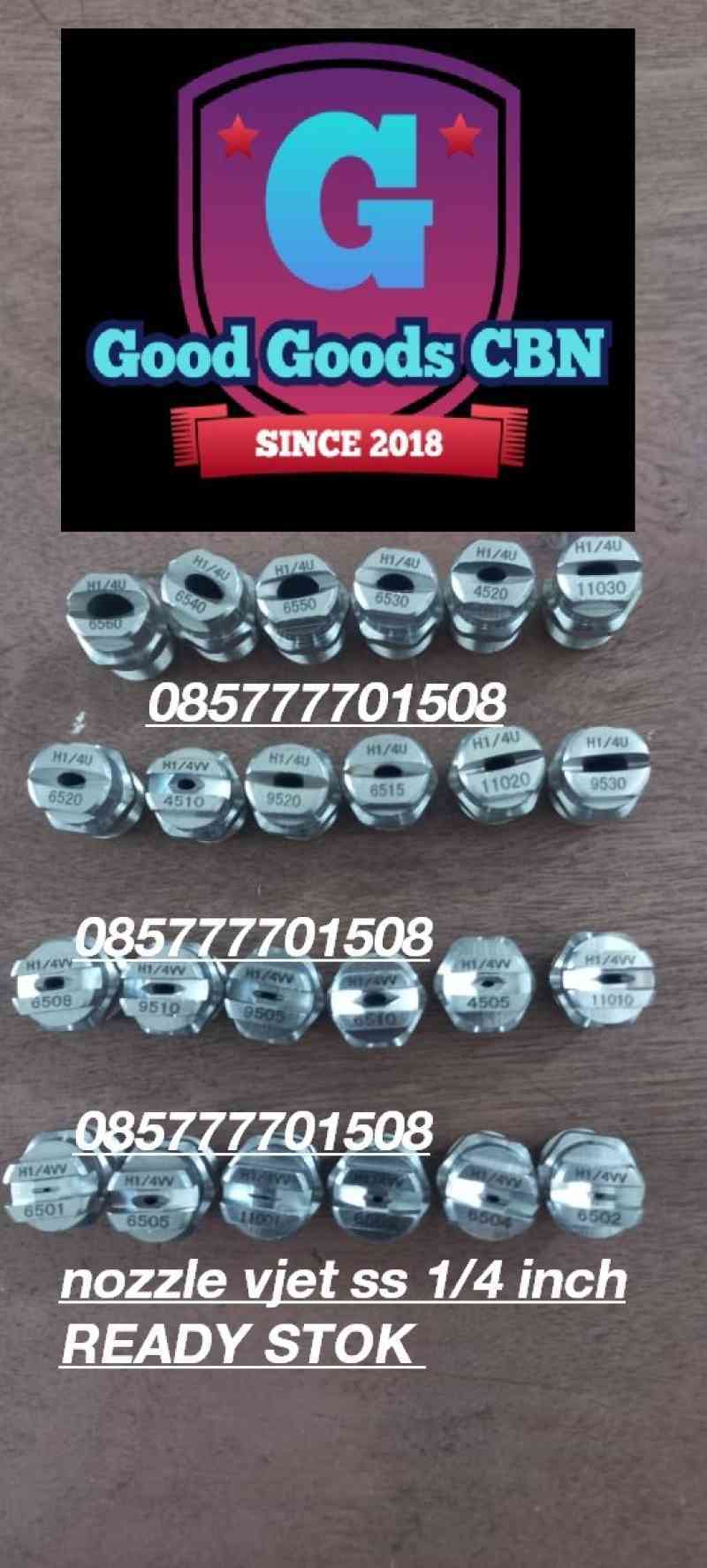 Promo Nozzle V jet Stainless Steel water flat fan Vee Jet spray