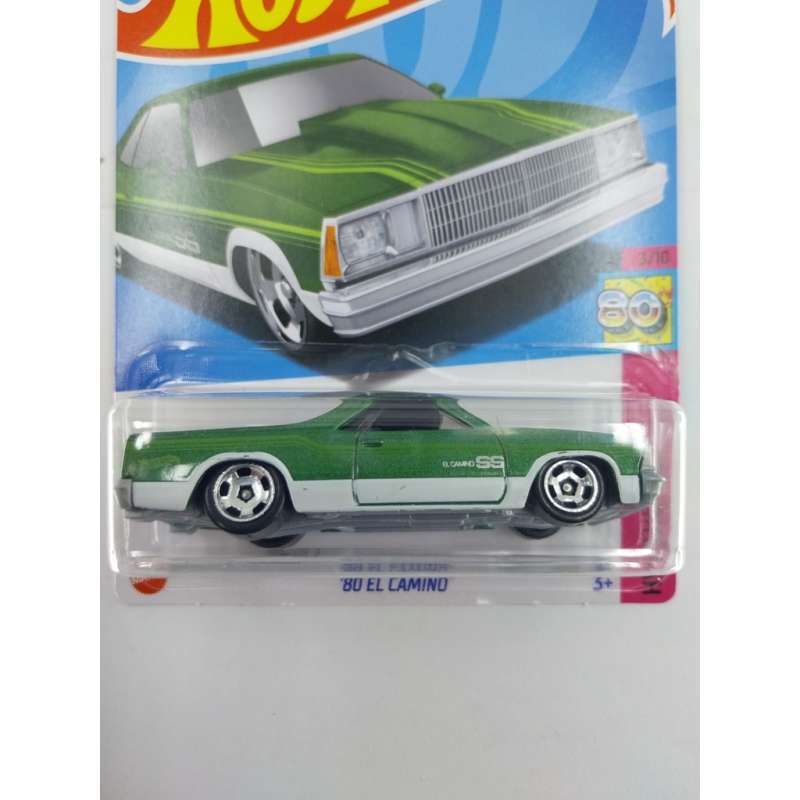 Hot Wheels El Camino Bleu 1/64 - Carte U.S. 2023 - 26/250 - Dans Son Blister Non Ouvert