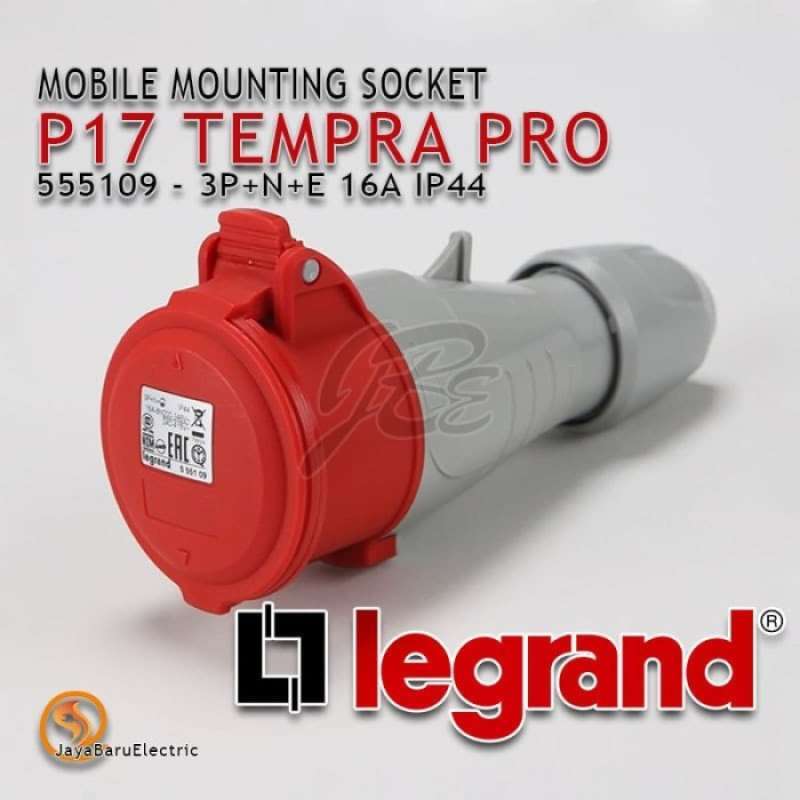 Promo Legrand Mobile Mounting Socket 3P N E / 5 Pin 16A P17 Tempra