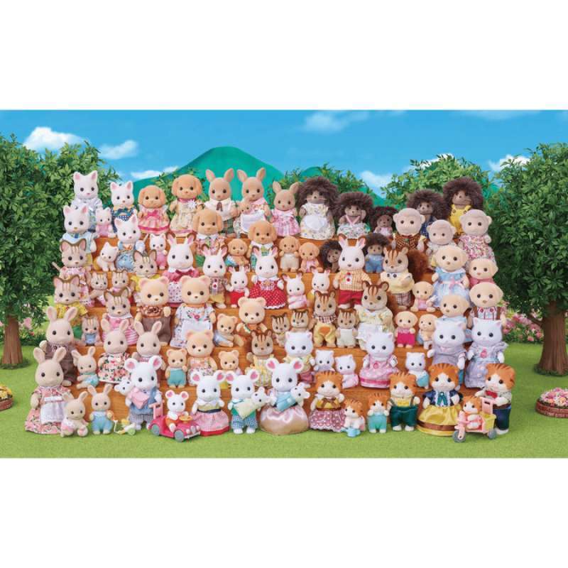Sylvanian Families: Floral Cat Family Trio