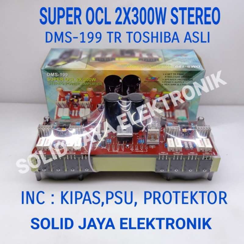 Promo Kit Power Amplifier Super Ocl 600w Dms-199 Dms 199 Dms199 Stereo