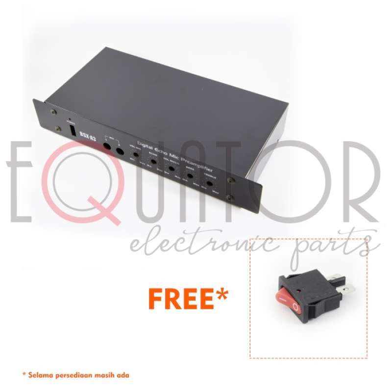 Promo Box / Casing Bsx A3 Digital Echo Mic Preamplifier Diskon 23% Di