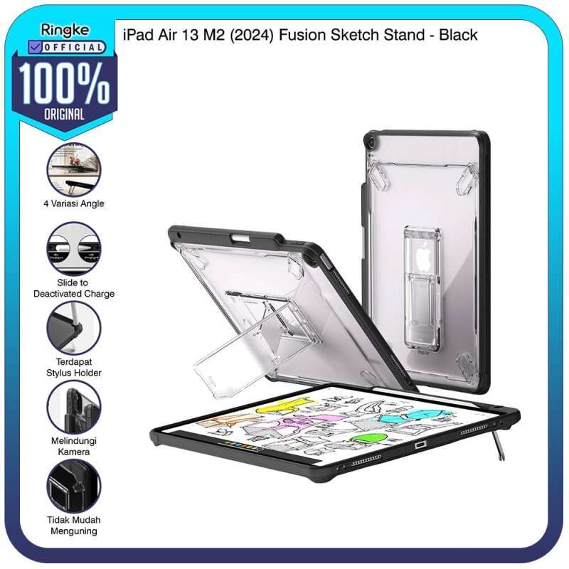 Promo Ringke iPad Air 13 M2 (2024) Fusion Sketch Stand Black