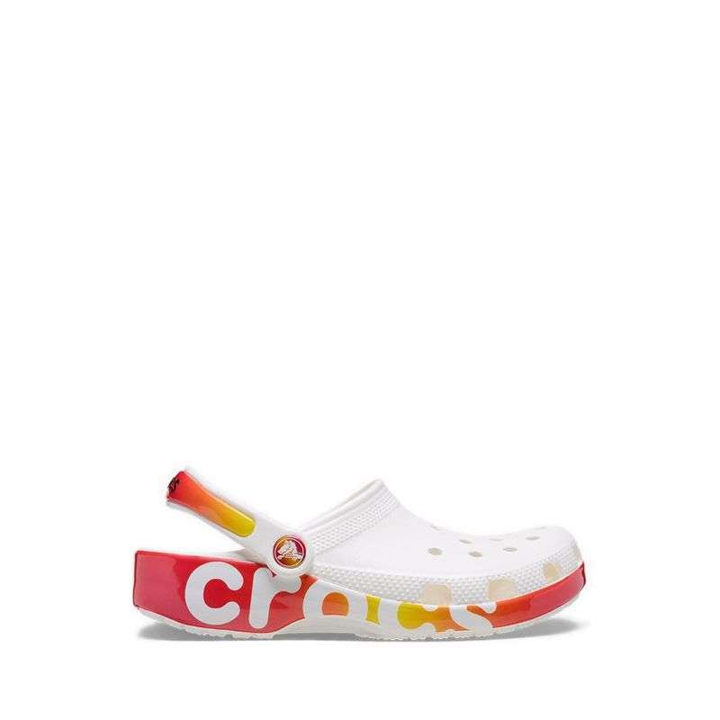 Crocs Kids Classic Reflector Clog K Sandals White/Multi (210714-94S)