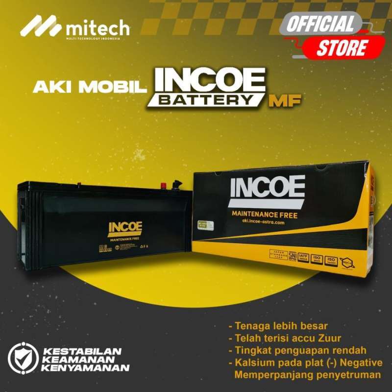 Jual Aki Genset Incoe Mf Astra N120 / 115F51 Aki Kering 12V / 120Ah di