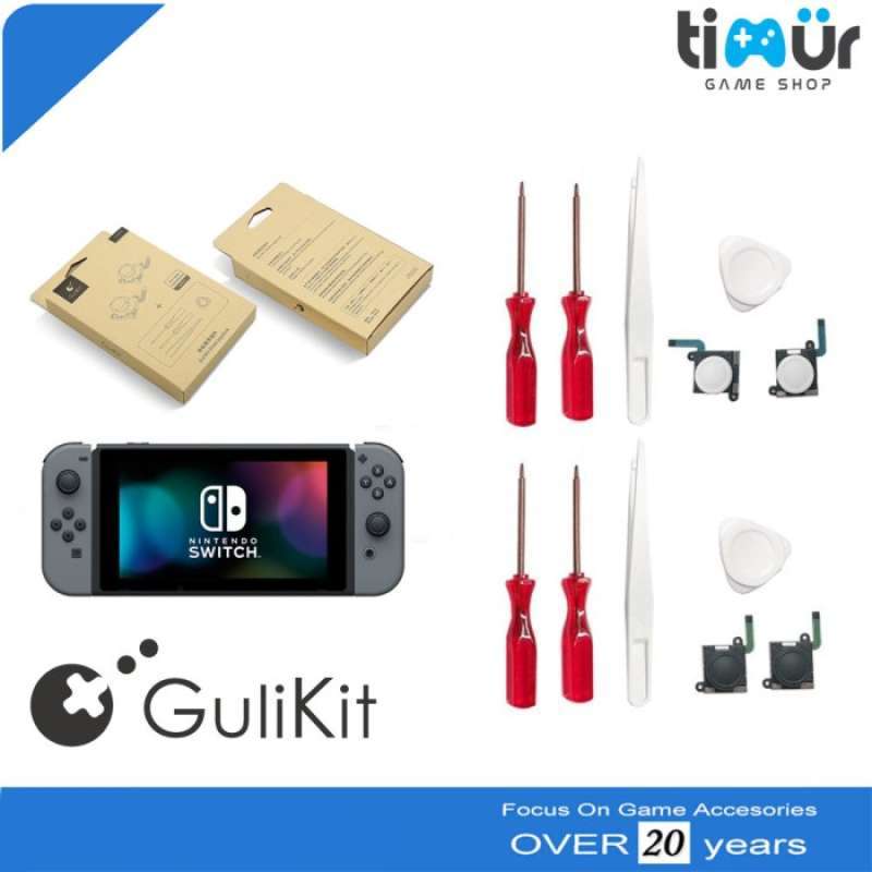 Promo Gulikit Ns28 Joystick Replacement Repair Kit Nintendo Switch / Lite Diskon 17 di Seller
