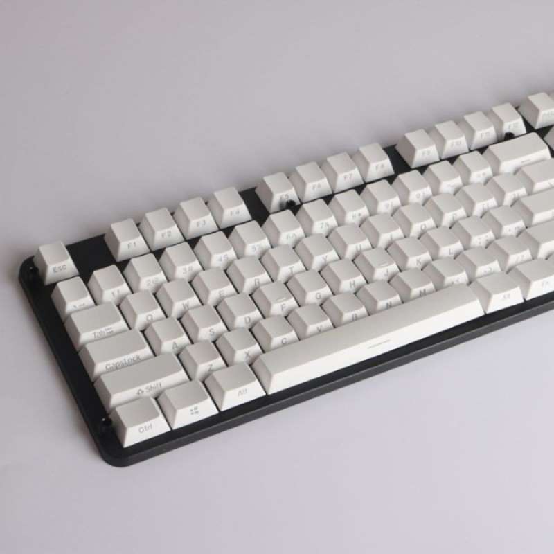 Jual Dou Keycap Keyboard Mekanik 108 Sisi Bahan Pbt Warna Hitam / Putih ...