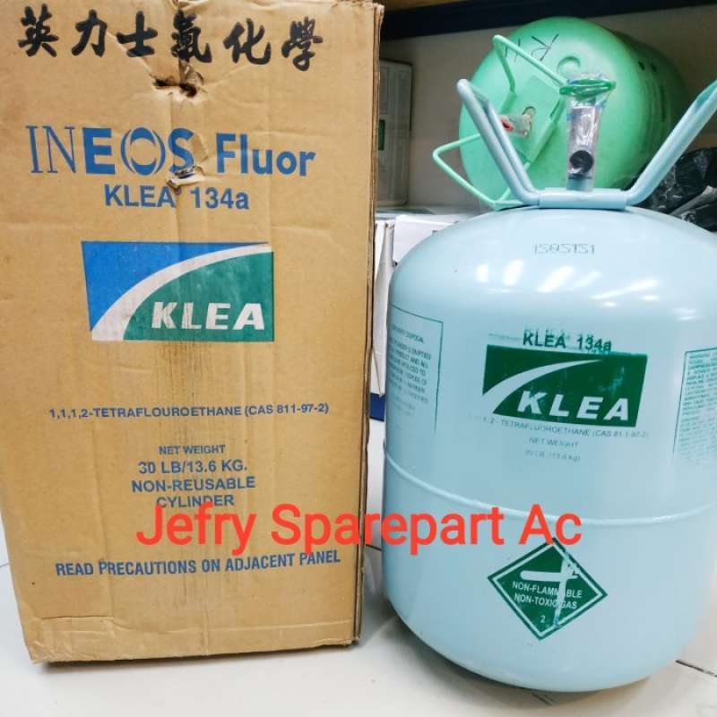 Promo Freon R134A Klea Ineos Fluor Freon Kulkas Dan Freon Mobil 13,6Kg