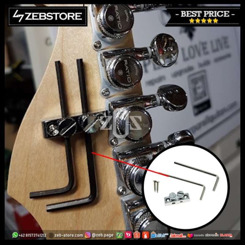 Promo Penahan Kunci Wrench Allen Headstock Tremolo Floyd Rose Gitar