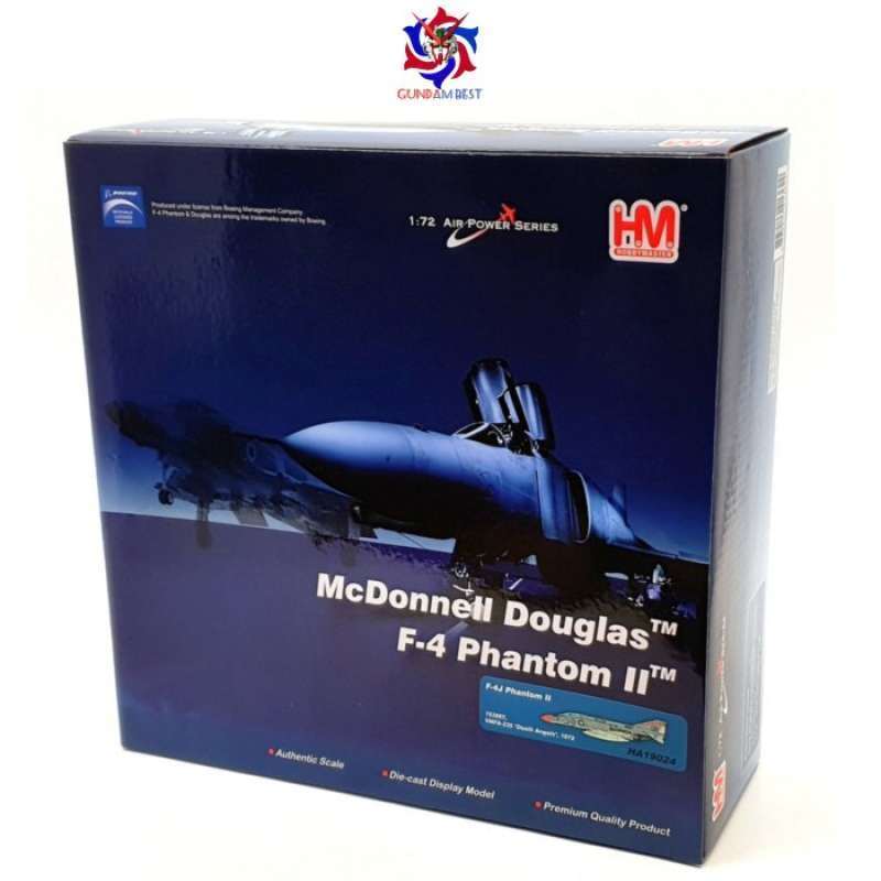 Hobby Master 1:72 – McDonnell Douglas F-4D Phantom II – 555th TFS '72 – Diecast