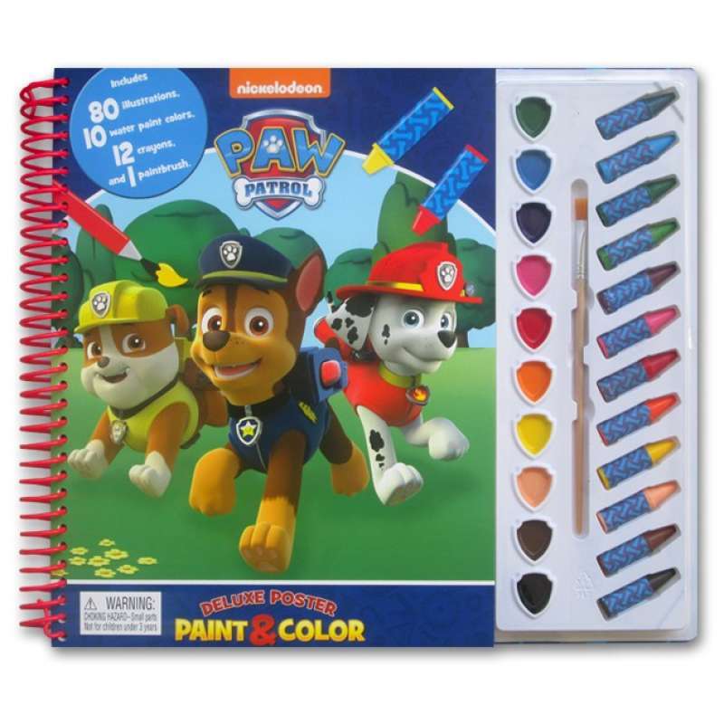 Jual Paw Patrol Coloring Book Buku Mewarnai Anak Paw Patrol Dengan Cat