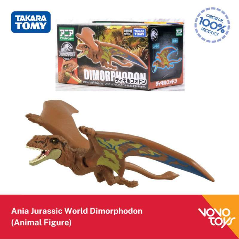 Jual Tomica Ania Jurassic World Dimorphodon Animal Figure Takara Tomy ...