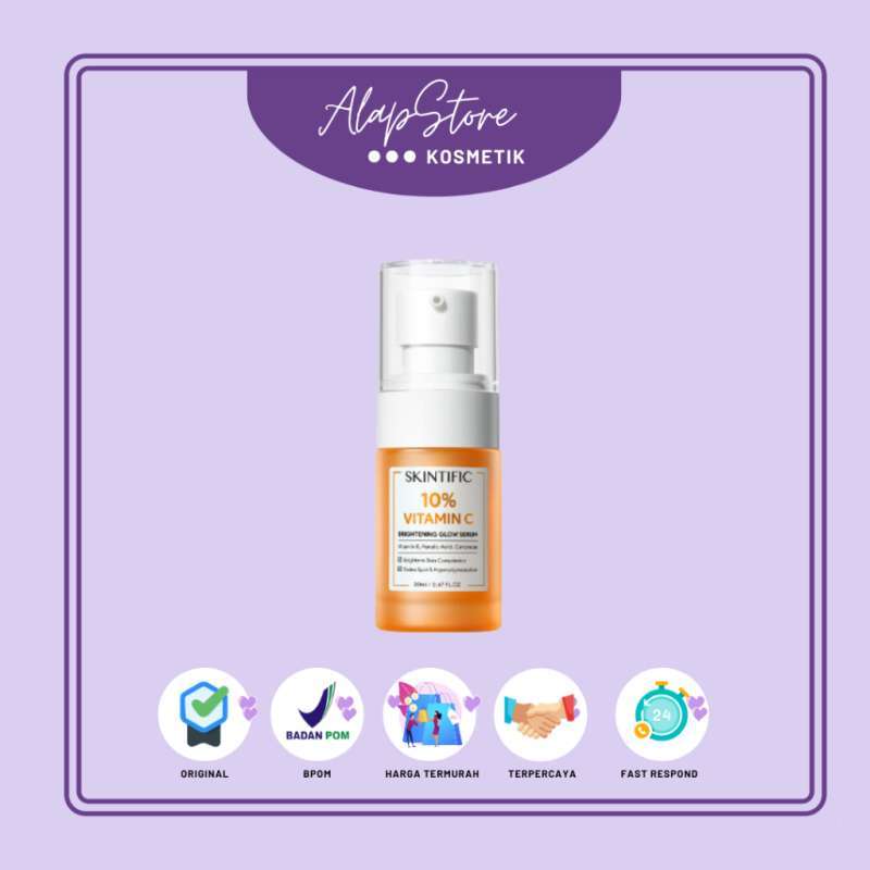 Jual SKINTIFIC 10 Vitamin C Brightening Glow Serum 20ml Di Seller Alap jual-skintific-10-vitamin-c-brightening-glow-serum-20ml-di-seller-alap