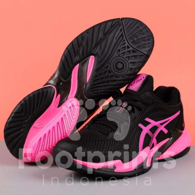 Jual Sepatu Tenis Asics Court Ff 3 Black Hot Pink Tennis