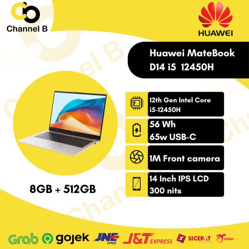 Jual Huawei Matebook D14 Intel Core I5-12450h ( 8gb / 512 Gb ...