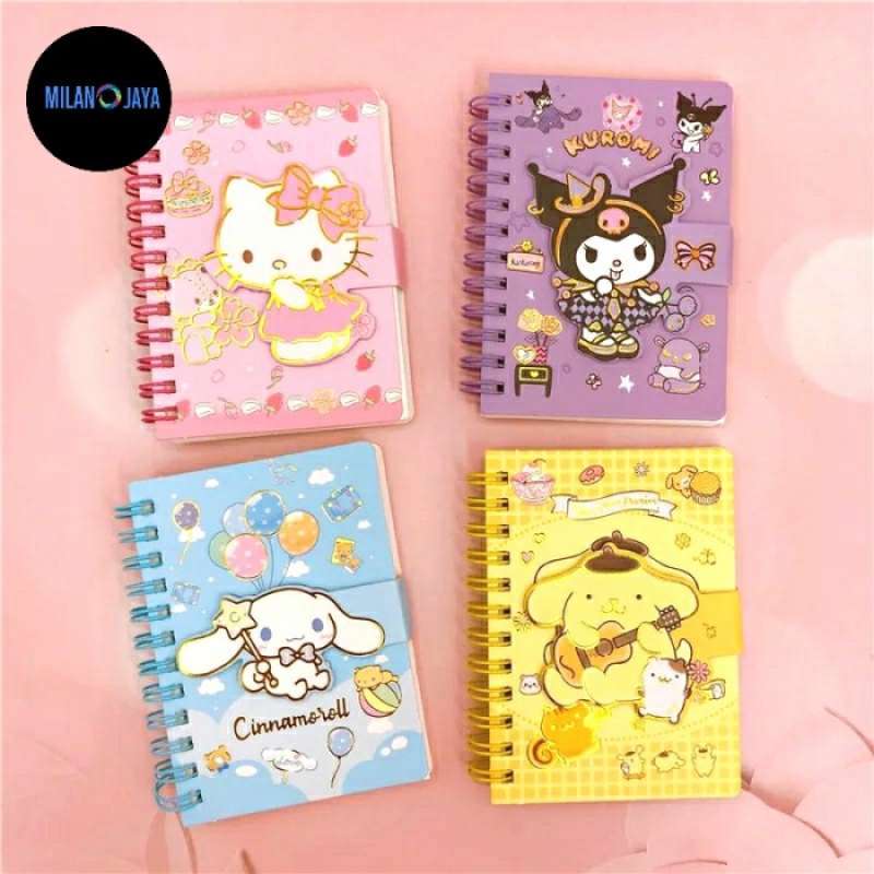Jual Buku Memo Notes Sanrio Buku Saku Cinnamoroll Kuromi Pocket Ring