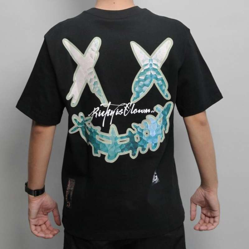 Promo Ric Ricky Is Clown Prism Tear Smiling T-shirt Rickyisclown  