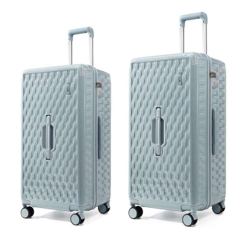 SEA CHOICE Koper 24/30 Inci Tas Bagasi Ukuran Sport Baru Hardshell Set  Koper Pc Travel Suitcase GUANYAO Grey