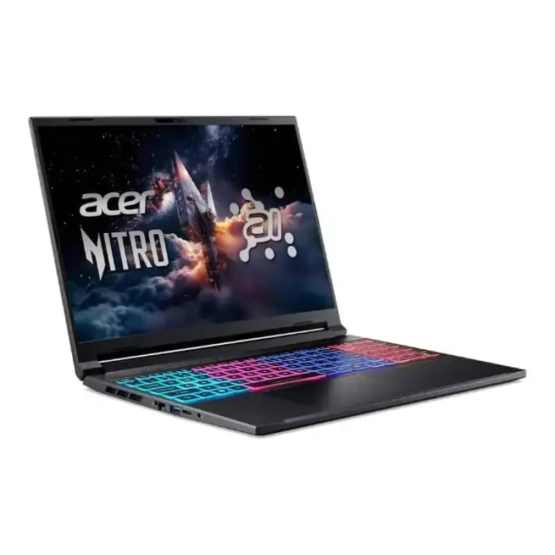 ACER Nitro V16 Ultra-Slim Gaming Laptop with Ryzen 7 and GeForce RTX 5050 8GB, 16 WUXGA 180Hz Display, Ideal for Gamers and Creative Content Creation