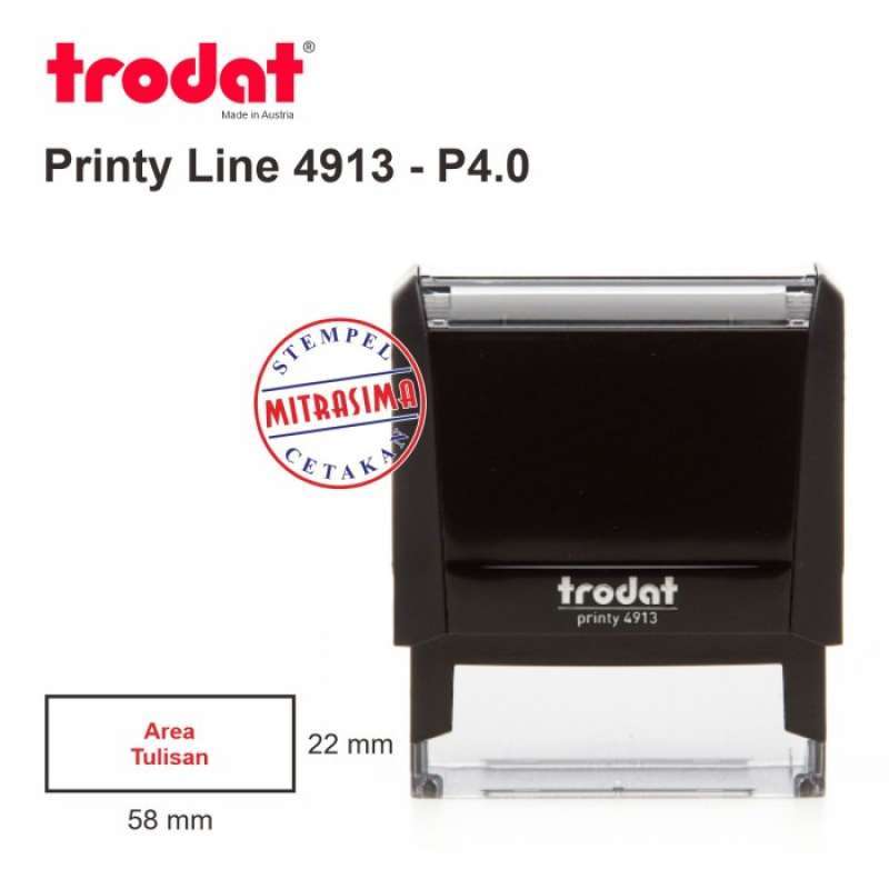 Promo Stempel Trodat 4913 ( Model Persegi ) Diskon 7% Di Seller ...