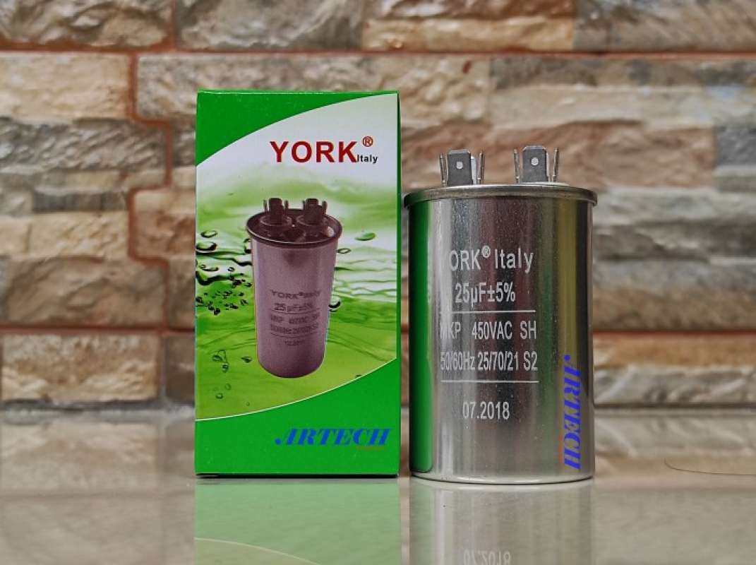 Promo York 25 Uf 450V Kapasitor / Capacitor Ac (Capacitor) Diskon 17 di Seller KSM Store