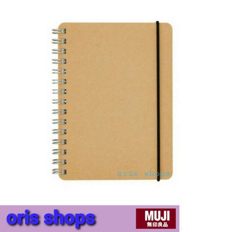 Promo Muji Wirebound Notebook/Dotted A6 Buku Bergaris Titik Diskon