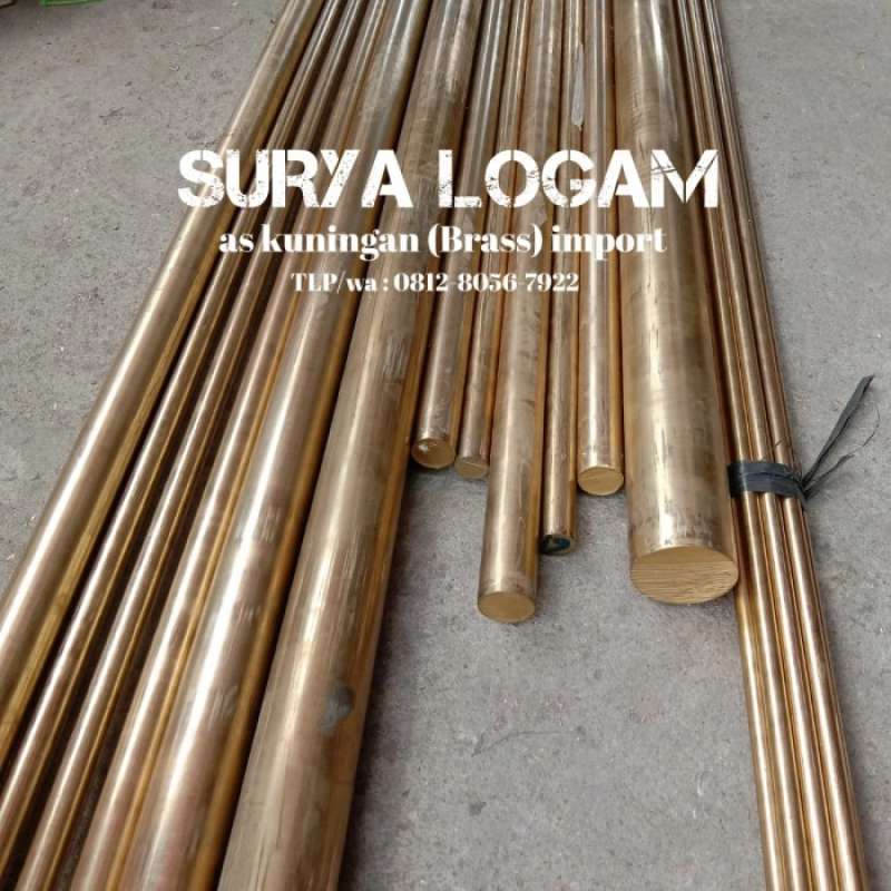 Jual As Kuningan 16mm X 500mm As Kuningan Bulat 16mm X 50cm Di Seller