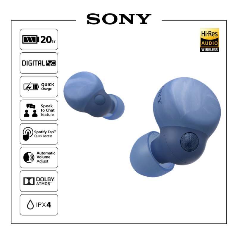 Sony LinkBuds S WF-LS900N – Cuffie Bluetooth Cancellazione Rumore, Nere, Nuove Sigillate