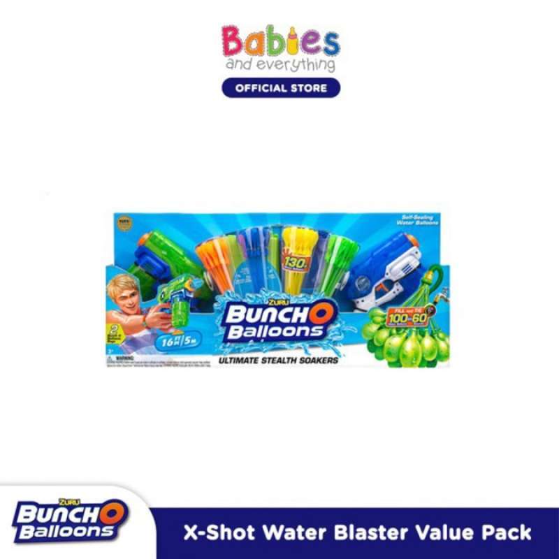 Jual Zuru Bunch O Balloons XShot Water Blaster Value Pack di Seller