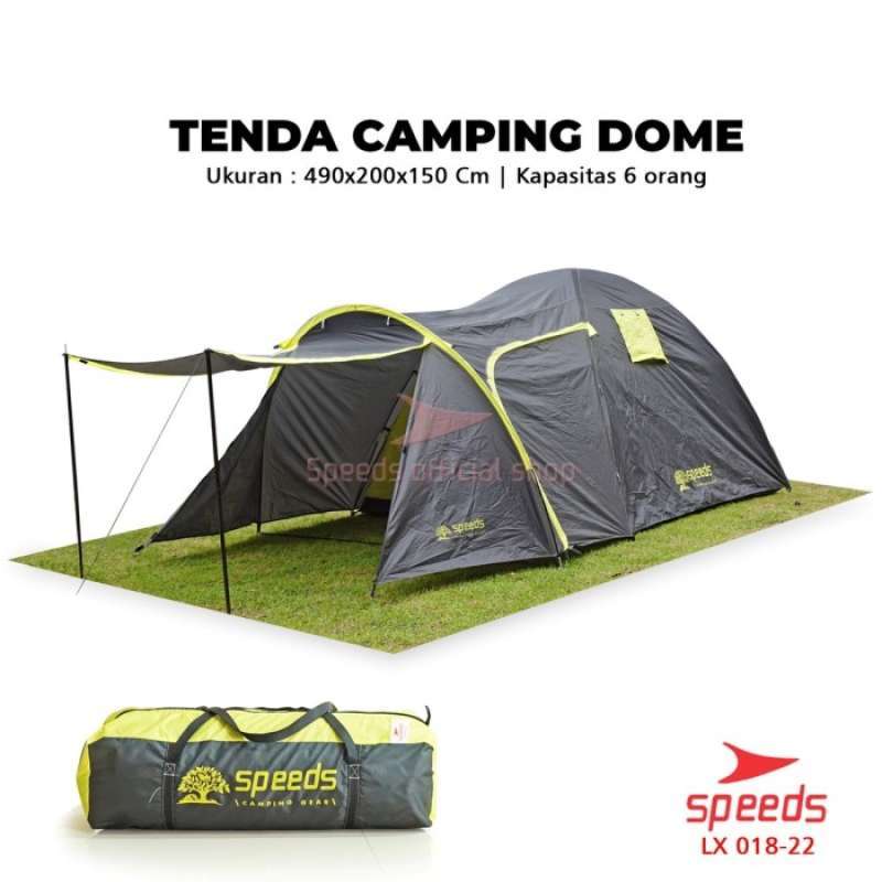 Jual tenda camping luas 6 orang tenda gunung manual tenda family 018-22