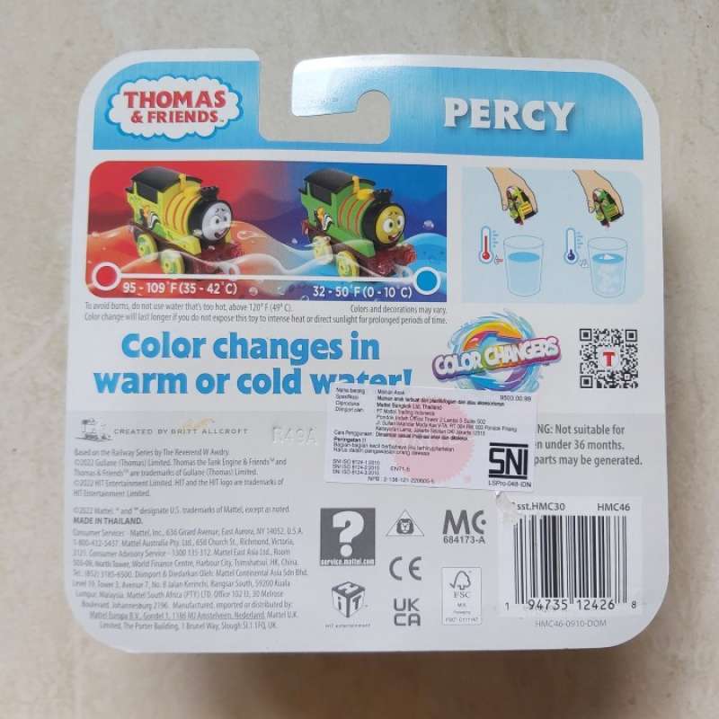 Promo Thomas And Friends Color Changers New Look Track Master Percy ...