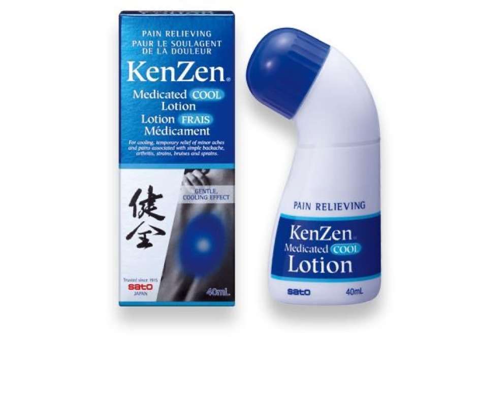 Promo kenzen medicated cool lotion/pain relieving made in japan