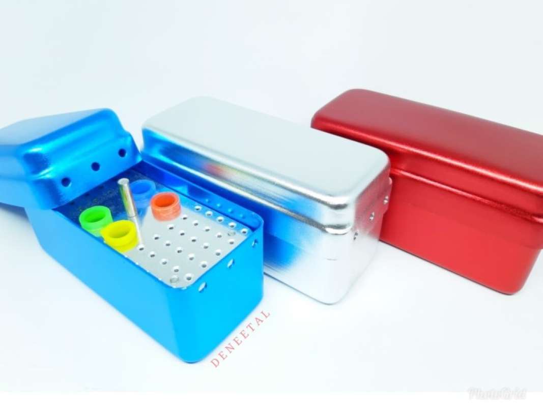 Promo Metal Bur Dan Endo Box 60 Hole / Terdapat 4 Hole Guttap