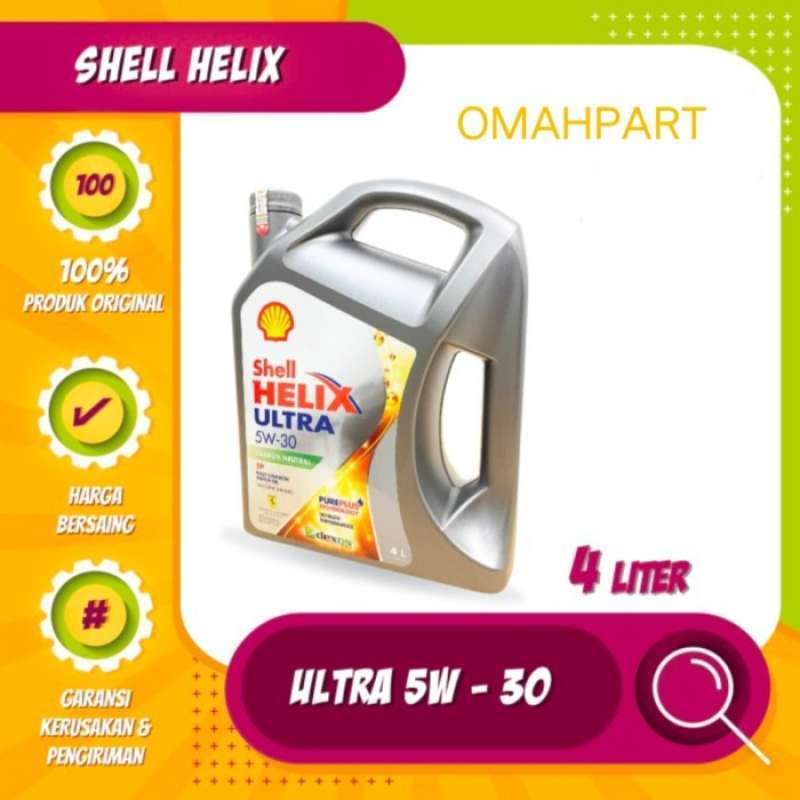 Shell Helix Mobil Promo Shell Helix Ultra 5W-30 4L/ Dexos 1/Oli Mobil Full Syinthetic ...