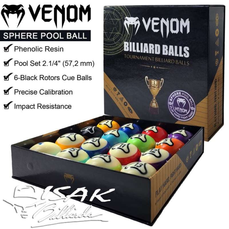 Jual Venom Sphere Ball 2.1/4 - Cb 2.1/4 | Bola Besar Billiard Pool Set ...
