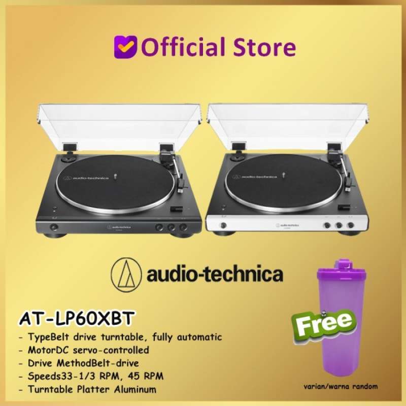 Jual Audio Technica ATLP60XBT Fully Automatic Wireless Belt LP60X BT