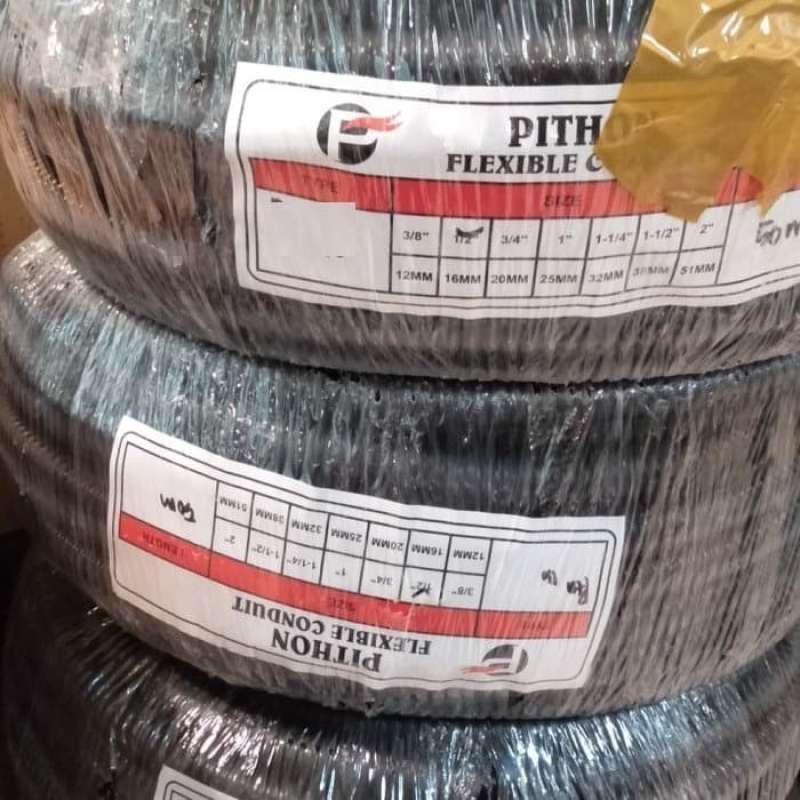 Ptn Pvc Promo Pcv Coated Flexible Metal Conduit Ptn - 40 Pvc 1-1/2 Flexible ...