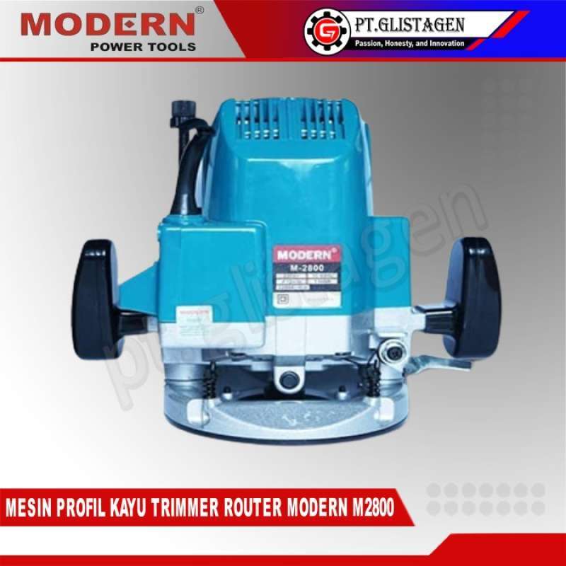 Promo Modern M2800 Mesin Router Profil Kayu Trimmer Besar 12mm M ...