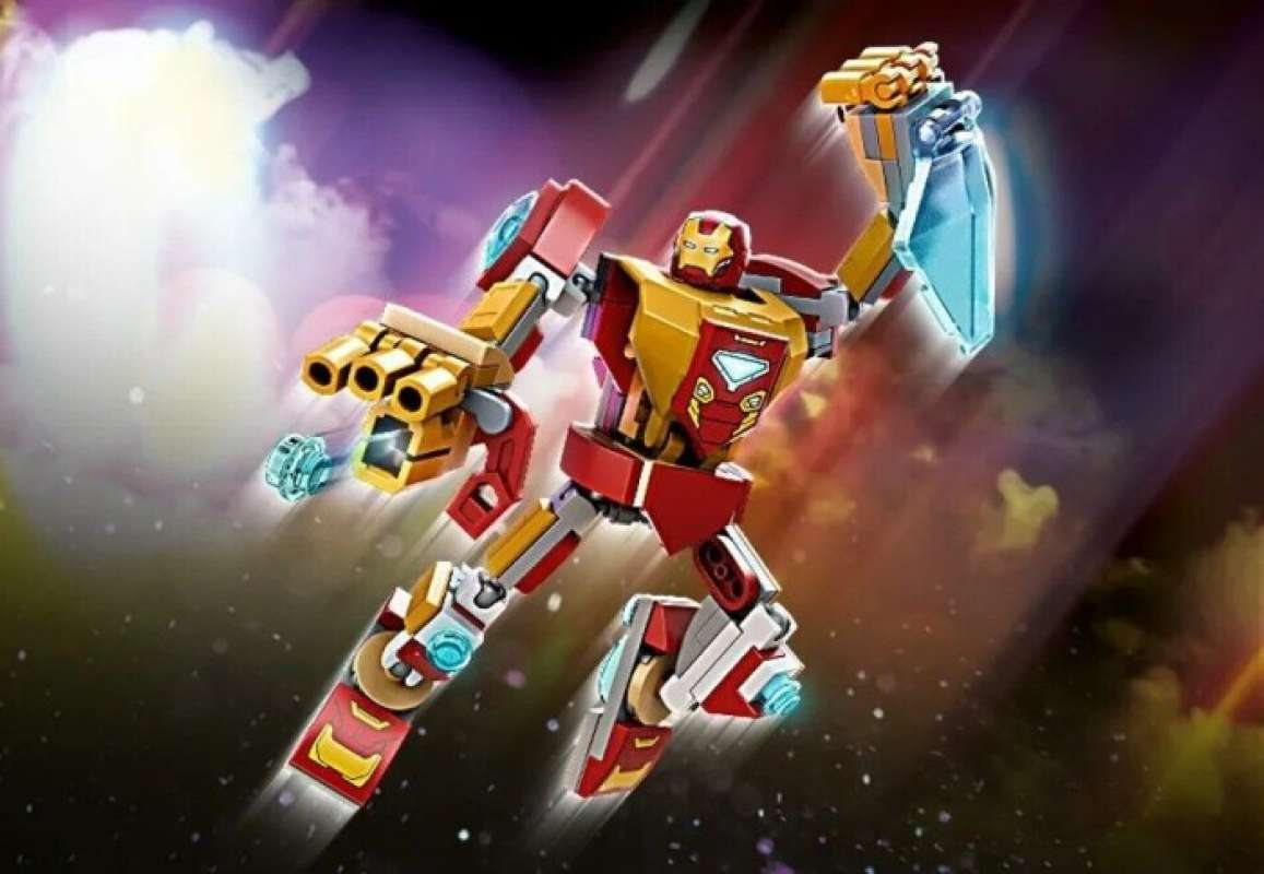 Promo Lego Marvel Avengers76203 Iron Man Mech Armor Set Superhero