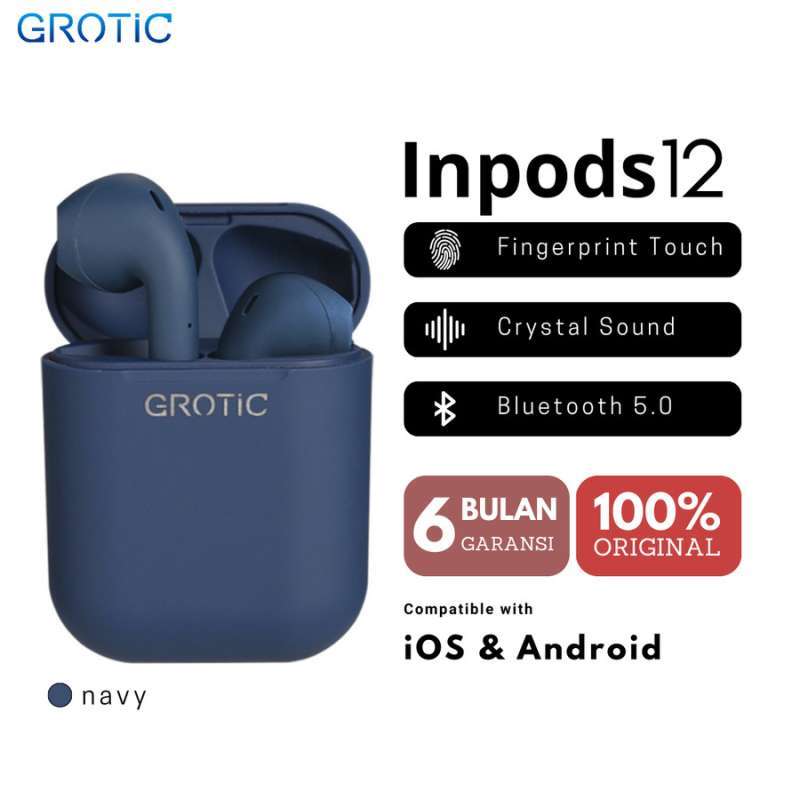Jual Grotic Headset Bluetooth Inpods 12 Tws Macaron Earphone